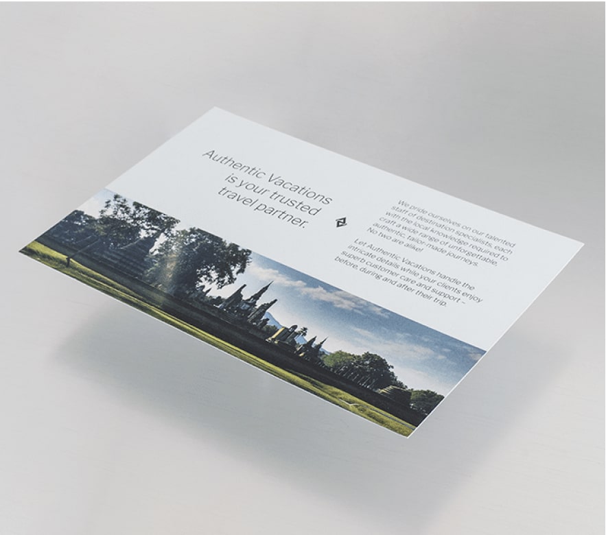 Authentic Vacations, Designed and Developed by Ester Digital