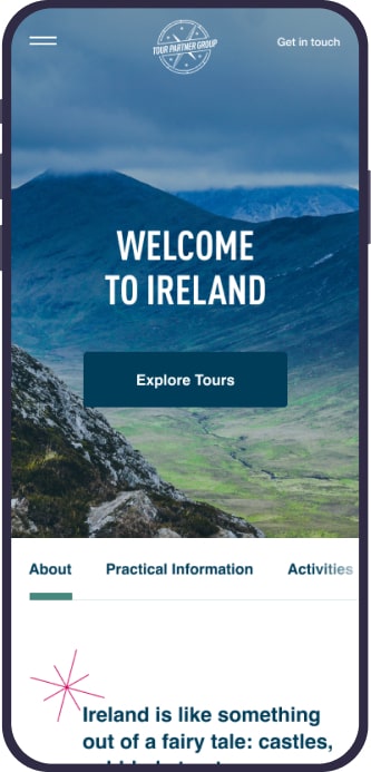 Tour Partner Group, Designed and Developed by Ester Digital