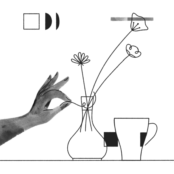 Black and white, Designed and Developed by Ester Digital