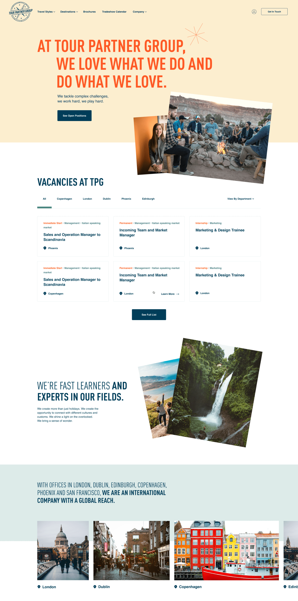 Tour Partner Group, Designed and Developed by Ester Digital
