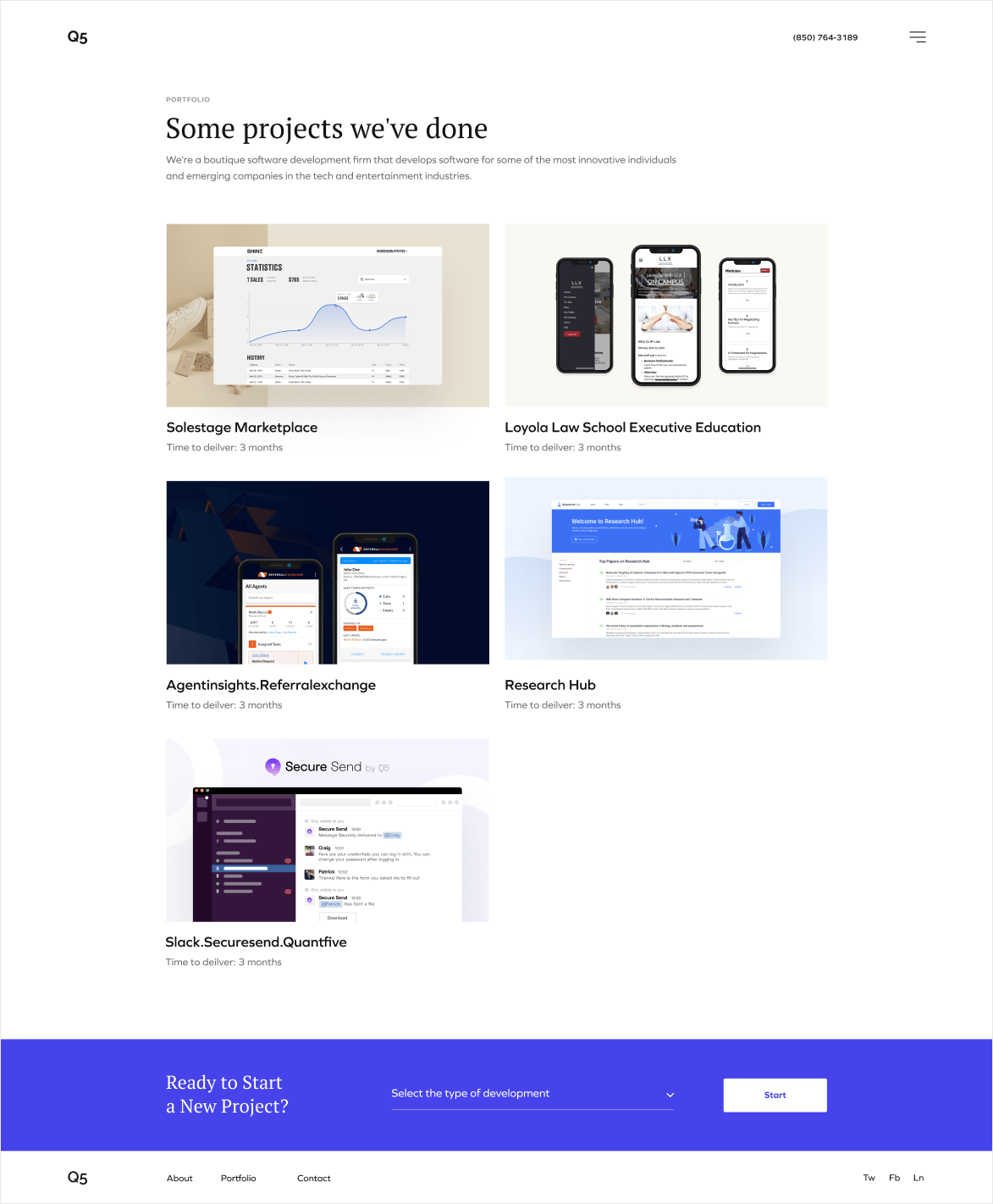 Quantfive, Designed and Developed by Ester Digital