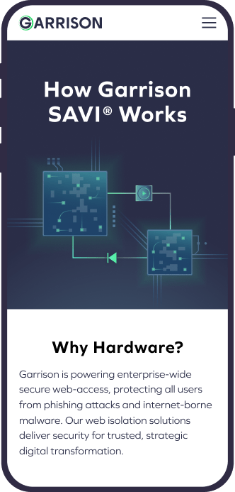 Garrison, Designed and Developed by Ester Digital