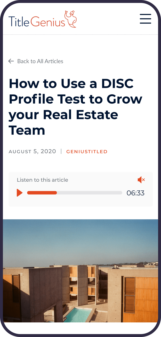 Title Genius, Designed and Developed by Ester Digital