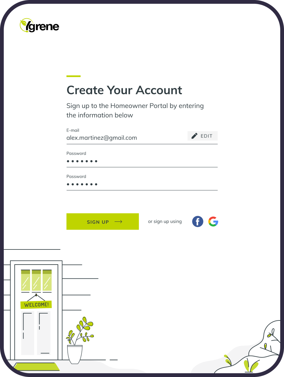 YGrene, Designed and Developed by Ester Digital