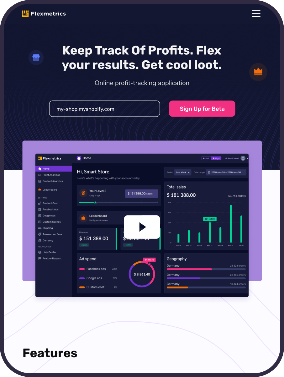 Flexmetrics, Designed and Developed by Ester Digital