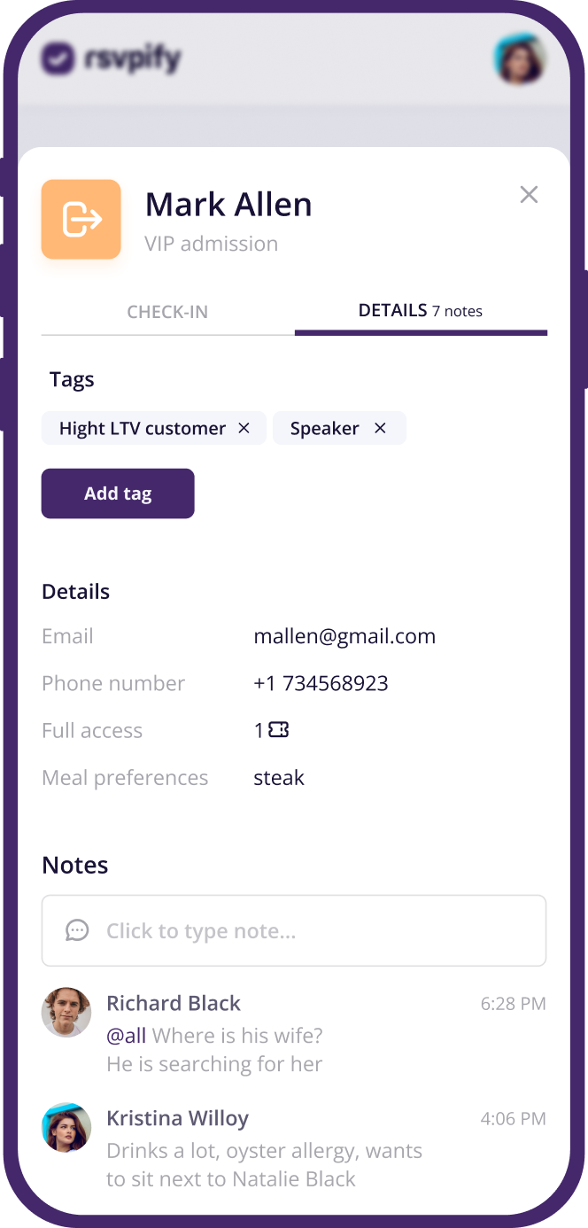 RSVPify, Designed and Developed by Ester Digital