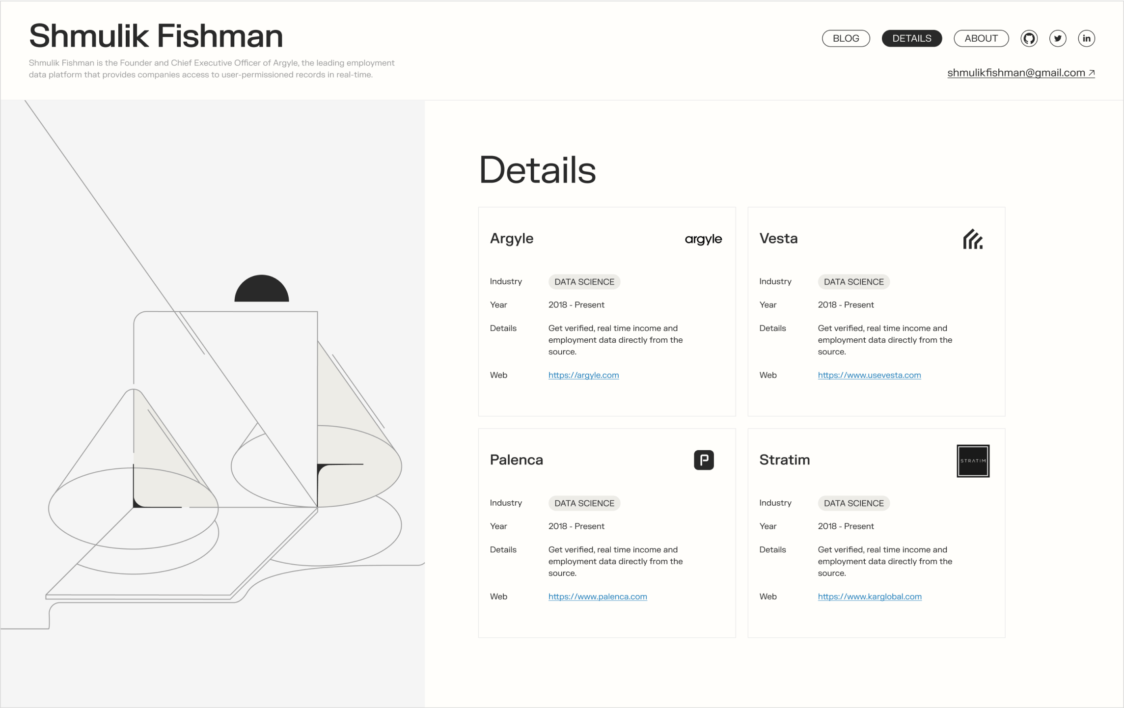 Shmulik Fishman, Designed and Developed by Ester Digital