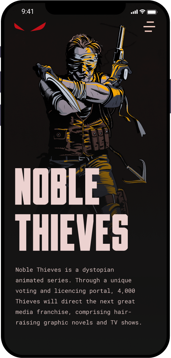 Noble Thieves, Designed and Developed by Ester Digital