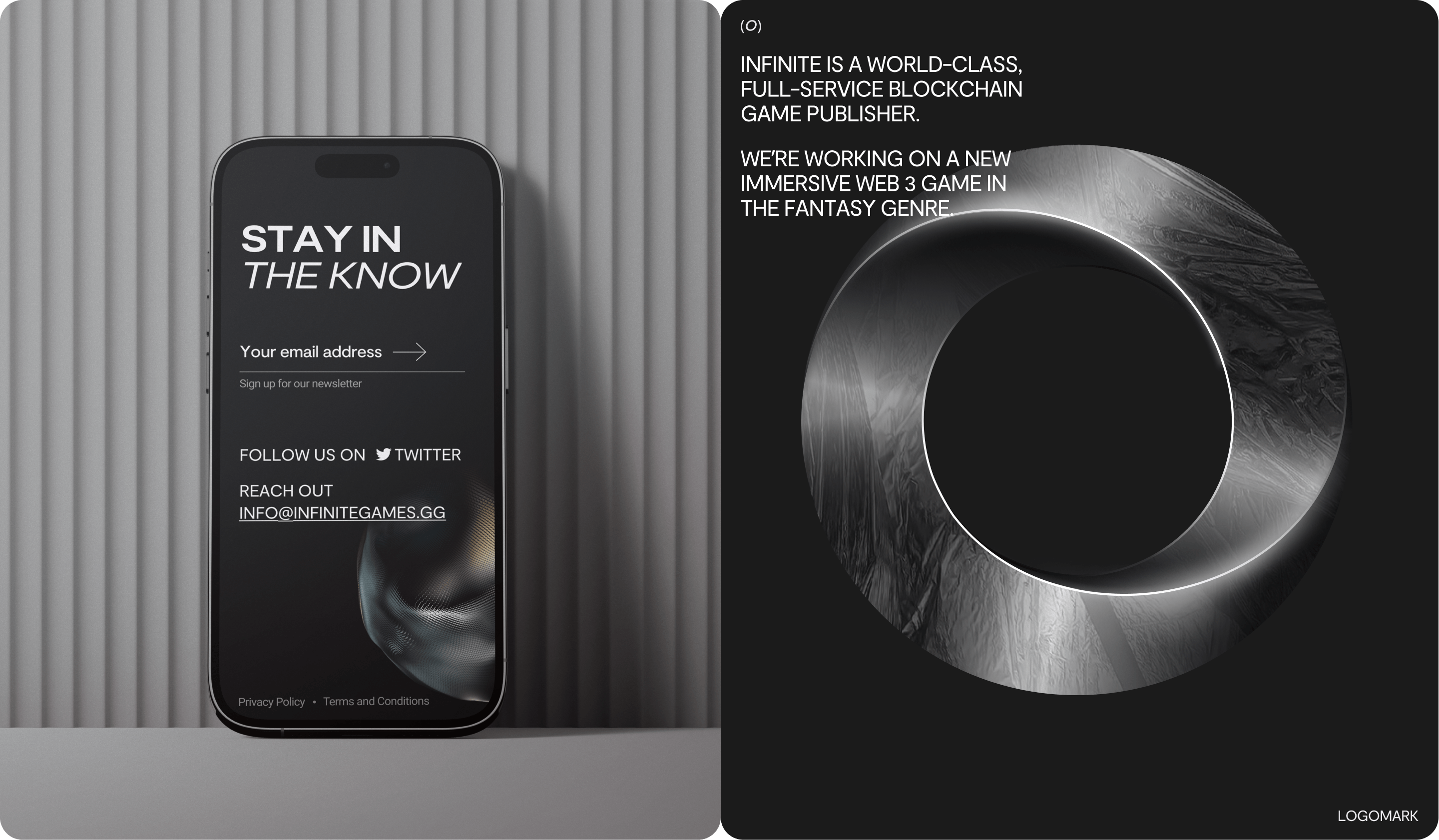 Infinite Games, Designed and Developed by Ester Digital